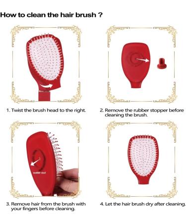 Paddle Hair Brush Glide Thru Detangling Detangler Brush for Natural Curly Straight Wet or Dry Hair HairBrush for Adults & Kids Hair (GREEN) P-Green - Buy Online on GoSupps.com