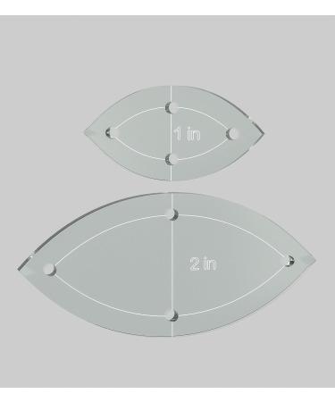 Orange Peel and Leaf Quilting Template Set - 4 Piece with 1/4 Seam Allowance - Buy Online on GoSupps.com