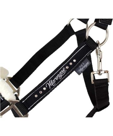 Marengos Halter Set with Lead Rope | Elegant Black/Rose Gold - Premium Thoroughbred Accessories - Buy Online on GoSupps.com