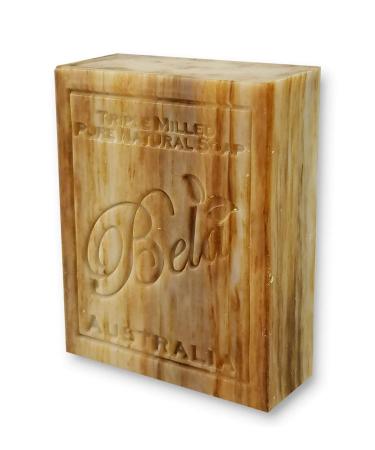 Bela Sandalwood Triple French Milled Soap Bars - 6 Pack, 3.5 oz Each - Gentle Moisturizing Formula, No Harsh Ingredients - Buy Online on GoSupps.com