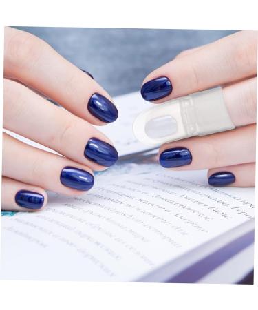 Healeved 20pcs Nail Case Nail Gel Polish Soak off Remover Caps Reusable Nail Varnish Tip Manicure Polish Varnish Cover Nail Polish Varnish Shield Nail Polish Shield Milk Safety Mask Plastic 4x2cm As Shown - Buy Online on GoSupps.com