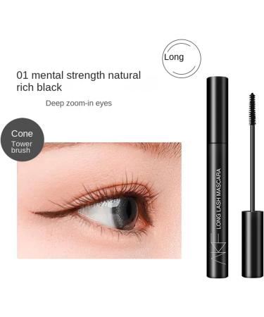 Mascara Make up Waterproof Non-Sticky Eye Lash Mascara for Instant Volumizing | Longwearing Makeup for Home Traveling Dating Gathering Working Slim Makeup 01# Black - Buy Online on GoSupps.com