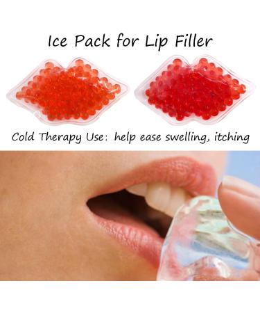 Lip Filler Ice Pack Bulk - 7 Pack for Mouth Injections, Injuries & Bruises - Buy Online on GoSupps.com