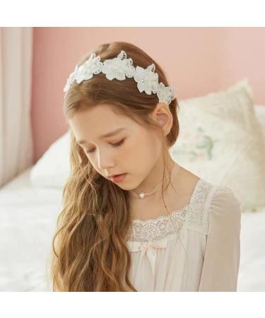 10pcs White Embroidery Flowers Sew On Patch - 3-Layer Organza Lace Applique for Wedding Dress DIY - 65MM Wide - Buy Online on GoSupps.com