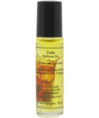 Cola Perfume Oil 0.3 fl oz Portable Roll-On Fragrance with Long-Lasting Scent Delightful Essential Oils and Jojoba Oil For Daily Use 0.3 Fl Oz (Pack of 1)