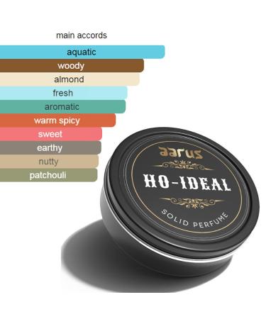 BlueQueen Solid Perfume with Cedar Wood Clary Sage Vetiver Sandalwood Cologne Balm for Men And Women Cologne Balm Travel Cologne Wax India (Ho Ideal Solid Perfume) - Buy Online on GoSupps.com