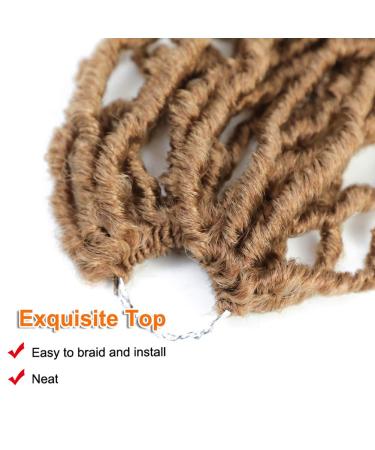 Soft Locs Crochet Hair 24 Inch - Faux Locs for Black Women, Pre Looped Butterfly Style, #27 - 1 Pack - Buy Online on GoSupps.com