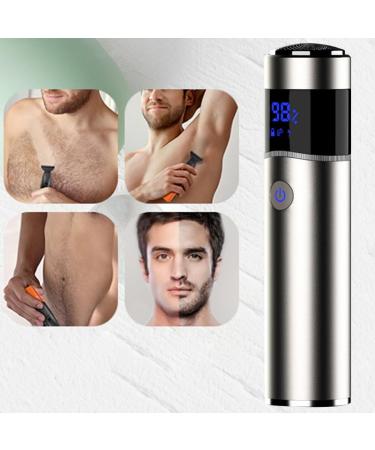 Portable Rechargeable Electric Razor for Men - Wet & Dry Use Removable Beard Shaver & Grooming Tool - Buy Online on GoSupps.com