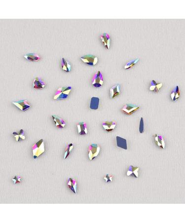 180pcs Mixed Crystals Ab Nail Decoration Glass Rhinestones for Acrylic Nail Art Design - Buy Online on GoSupps.com