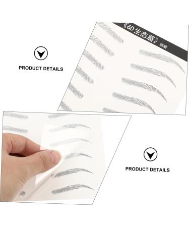 Mipcase 18pcs Eyebrow Stickers Makeup Stickers Authentic Eyebrows False Eyebrows Cosmetics Eyebrow Pencil 4d - Buy Online on GoSupps.com