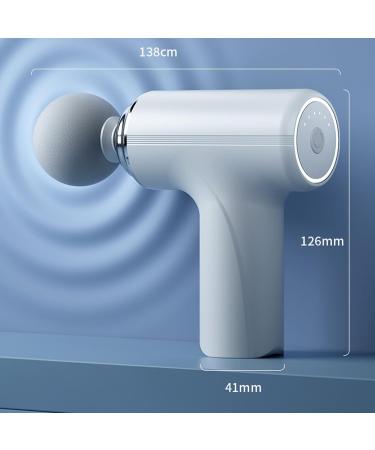 Mini Deep Tissue Massage Gun - 4 Heads Adjustable Speed Relieve Muscle Pain & Fatigue () - Buy Online on GoSupps.com