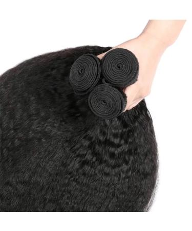Yaki Smooth Real Hair Bundle - 76.2 cm 10A Brazilian Kinky Straight for Black Women - Natural Color 30 - Buy Online on GoSupps.com