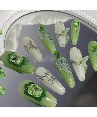 Temperament-enhancing nail art nail wear nail products fake nails summer new explosions Joker white detachable wear.(S)