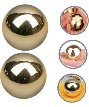 Buy Gatuida Brass Gymnastics Balls 4-Piece Fitness & Hand Training Set | Copper Baoding Roller Massagers - Buy Online on GoSupps.com