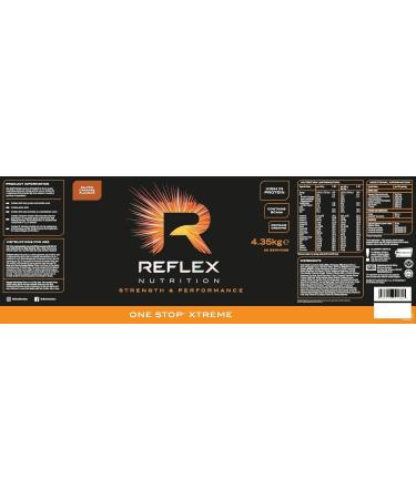 Reflex Nutrition One Stop Xtreme Mass Protein Powder - 55g Protein, 10.3g BCAA'S, 73g Low GI Carbs, 5 000mg Creatine - Salted Caramel 4.35kg - Buy Online on GoSupps.com