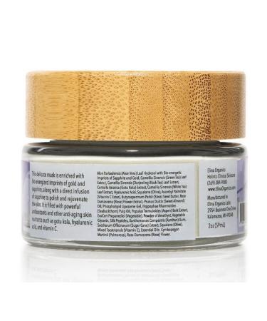 Organic Sapphire Mask 2oz | Holistic Anti-Aging Exfoliator | Brightening Collagen Face Mask | Handmade & Cruelty-Free - Buy Online on GoSupps.com