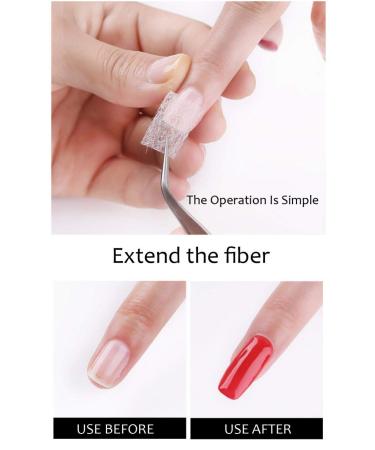 Magical Silk Fiberglass Nail Extension Kit - Nail Care Fiberglass Silk Form for Nail Art Extension (20PCS) - Buy Online on GoSupps.com