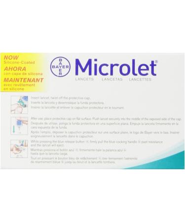 Bayer Contour Microlet Lancets 100 Count - Easy Blood Glucose Testing - Buy Online on GoSupps.com