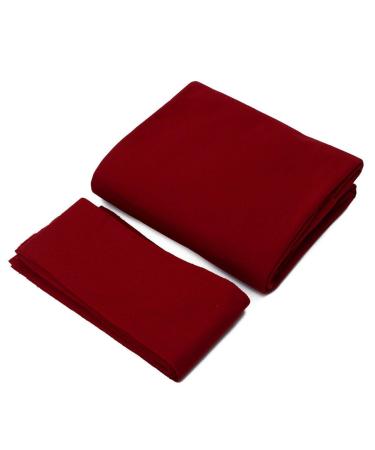 CALIDAKA Billiard Cloth Pool Table Felt, Fast Speed Pool Cloth, Table Ball Speed Cloth, Sports Game Table Cloth for 7/8/9 ft Mat Strips Bar Hotel Professional Durable Pool Table Cloth, 9ft,Red