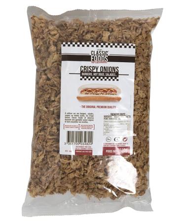 Classic Foods of America Oignons Frits Croquants 500g Pr ts l Emploi pour Burgers Salades Sandwichs et Soupes Saveur Intense et Texture Croustillante