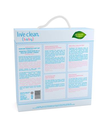 Buy LIVE CLEAN Skincare Baby Gift Set - 4 CT | Gentle Natural Baby Care | International Shipping Available - Buy Online on GoSupps.com