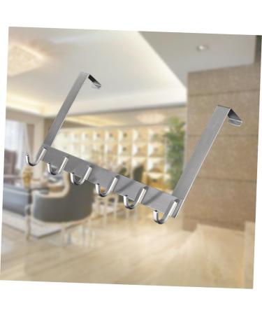 Alipis Stainless Steel Hooks Behind Door Organizer Hooks Coat Hanger Rack Hook up Clothes Hook No Punching - Buy Online on GoSupps.com