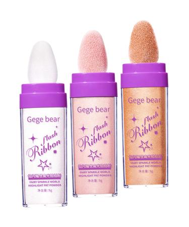 Mipcase 6 Pcs Highlight Powder Makeup - Glitter Highlighter Sticks & Patting Supplies for Body | International Shipping Available - Buy Online on GoSupps.com