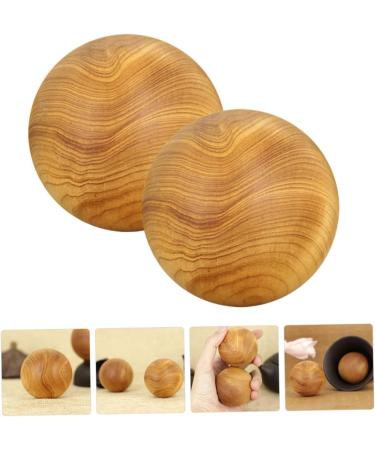 Buy Lurrose 4-Piece Massage Globe & Chinese Meditation Balls | Wooden Hand Exercise Balls for Neck Fitness | International Shipping - Buy Online on GoSupps.com