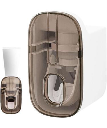 Toothpaste Squeezer - Detachable Internal Cleaning Quantitative Extrusion Waterproof - Good for Family for Kids and Adults Bathroom Use Apujent Transparent Tea - Buy Online on GoSupps.com