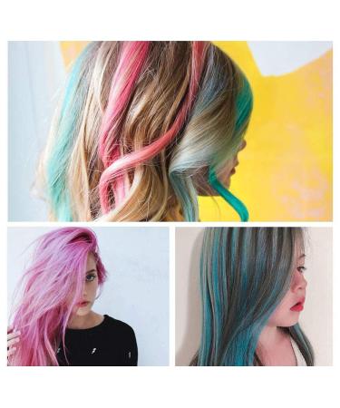 Warm Girl Hair Chalk Comb - 6 Colors Washable Temporary Hair Color for DIY Cosplay & Parties | Perfect Gift for Christmas Halloween & Birthdays - Buy Online on GoSupps.com