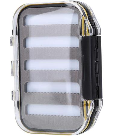Weiyirot Portable Small Lure Box - Plastic Fishing Lures Holder with Foam Pad - Black Zigzag Design - Buy Online on GoSupps.com