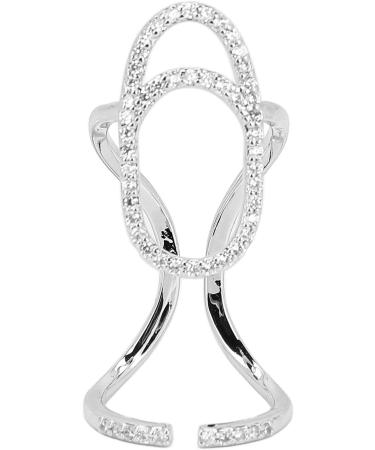 Fingernail Opening Rings Nail Decoration Finger Tip Rings Adjustable Fashionable Fingernail Jewelry Decorations Fingernail Protective Fingernail Opening Ring BandsRings(3048 Platinum) - Buy Online on GoSupps.com