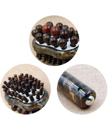 Buy G-Like Multifunctional Massage Hammer - Luxurious Wood & Plastic Massage Tool for Body & Neck Relaxation | Acupuncture Accessories (Brown) - Buy Online on GoSupps.com