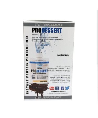CNP Pro Dessert Instant Protein Pudding - Chocolate Flavor | 25g Protein | Zero Sugar | 10 Servings - Buy Online on GoSupps.com