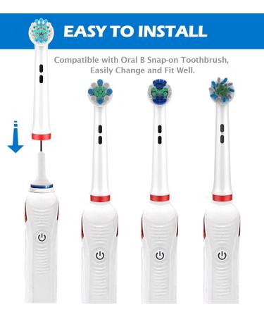 16 Pack Replacement Toothbrush Heads for Oral B Braun Electric Toothbrushes - Compatible with Oral-B 7000/Pro 1000/9600/500/3000/8000 - Professional Toothbrush Heads Refill - Buy Online on GoSupps.com