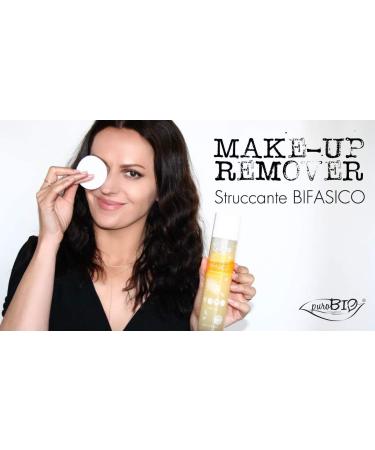 Certified Organic Double-Action Makeup Remover | Vegan Nickel Tested Made in Italy | Sunflower Oil & Buckthorn Oil - Buy Online on GoSupps.com