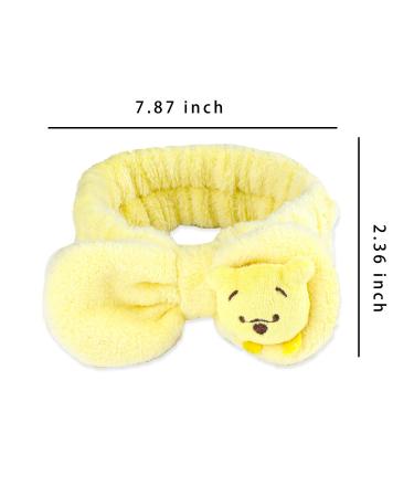 G-Ahora Winnie Headband Spa Makeup Headband Bowknot Adjustable Elastic Hair Band for Girls Women Winnie Lover.(HB-Pooh) HB-Pooh A - Buy Online on GoSupps.com
