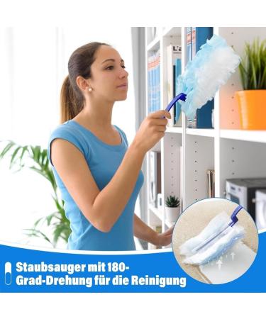 Tvnakdfq 42 Pieces Duster with 1 Handle Dust Magnet Refill Pack Dirt Electrostatic Dust Wiper for Household School Office - Buy Online on GoSupps.com