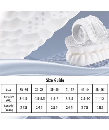 Shimogai 4D Cloud Technology Insoles - Unisex Shoe Inserts for 4D Sports Shoes (Size 45-46) | 2pcs-A - Buy Online on GoSupps.com