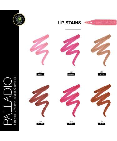 Palladio Lip Stain Hydrating and Waterproof Formula Matte Color Look Longlasting All Day Wear Lip Color Smudge Proof Natural Finish Precise Chisel Tip Marker Nude brown 1 count (Pack of 1) - Buy Online on GoSupps.com