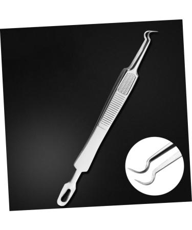 ASAKKURA 9 Pcs Clip Pimple Removal Kit Clip Removal Tool Blackhead Tweezers Kit Silver Stainless Steel - Buy Online on GoSupps.com