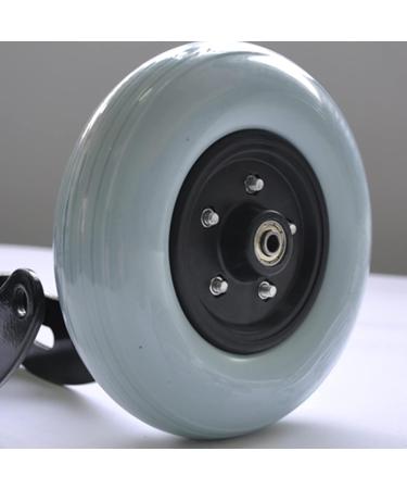 Wheelchair Front Wheel Wheelchair Wheels 8 inch Solid Tire Electric Wheelchair Accessories Wheelchair Front Small Wheel Without Pneumatic Tires/8Inch - Buy Online on GoSupps.com