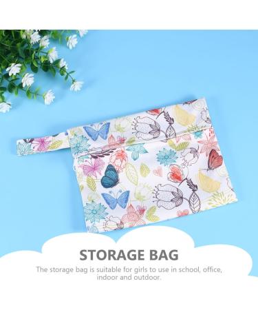 Lurrose 4-Pack Waterproof TPU Storage Bags Practical Zippered Tampon Holders Sanitary Pouch Breathable & Multi-Color Options (18x14cm) - Buy Online on GoSupps.com