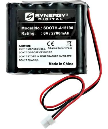 Buy Synergy Digital Personal Care Batteries - 6V 2700mAh Alkaline Compatible with GP GPRHORW01018 - 4-Pack International Shipping Available - Buy Online on GoSupps.com
