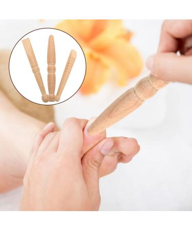 Fomiyes Wooden Acupuncture Rod & Trigger Point Massage Roller Thai Massage Tools for Reflexology & Face Care - Buy Online on GoSupps.com