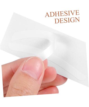 Mikinona 12 Sheets Eyebrow Ruler Stencils White Brow Mapping Stickers Eye Brow Shapers - Buy Online on GoSupps.com