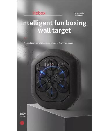 Mini Portable Wall-Mounted Children's Boxing Ring Game with Smart Music Liteboxer Machine and Black Boxing Glove - Buy Online on GoSupps.com