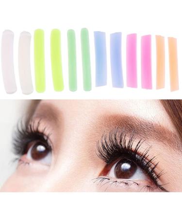 Eyelash Curlers Pads 6 Pairs Eyelash Perming Pads Lift Rods Pads Silicone Shield Pads Reusable Colorful - Buy Online on GoSupps.com
