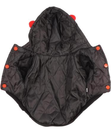Bagima Ladybug Dog Costume - Warm Hooded Sweater for Small Dogs | Halloween & Winter Clothing | XL Black Enchanting Design - Buy Online on GoSupps.com