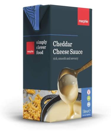 Macphie Cheddar Cheese Sauce 1 Litre Nacho Cheese Dip a Cheezy Nacho Sauce - Buy Online on GoSupps.com